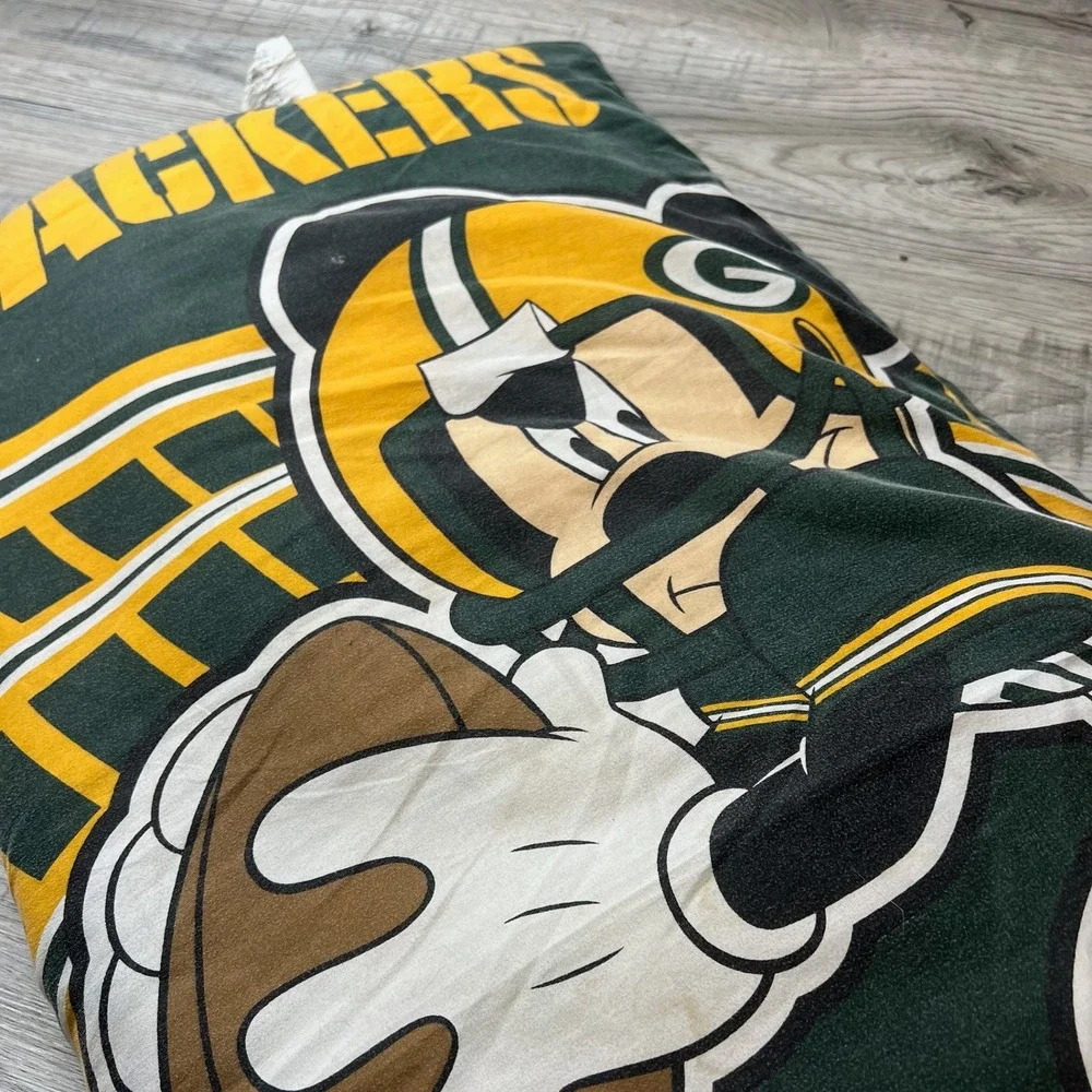 The Northwest Co Body Pillow‎ Kids 18x36 Green Packers Mickey Mouse NFL Disney